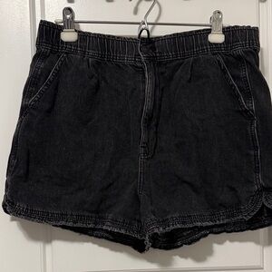 American Eagle Outfitters Black Jean Shorts